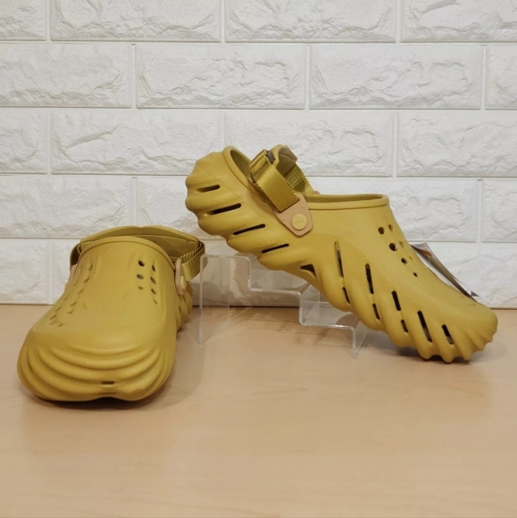 Crocs Echo Clog Mens Size 12 Desert Grass 207937-76A - Picture 3 of 10